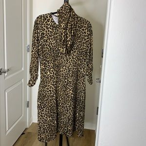 Dress w/ Matching Scarve